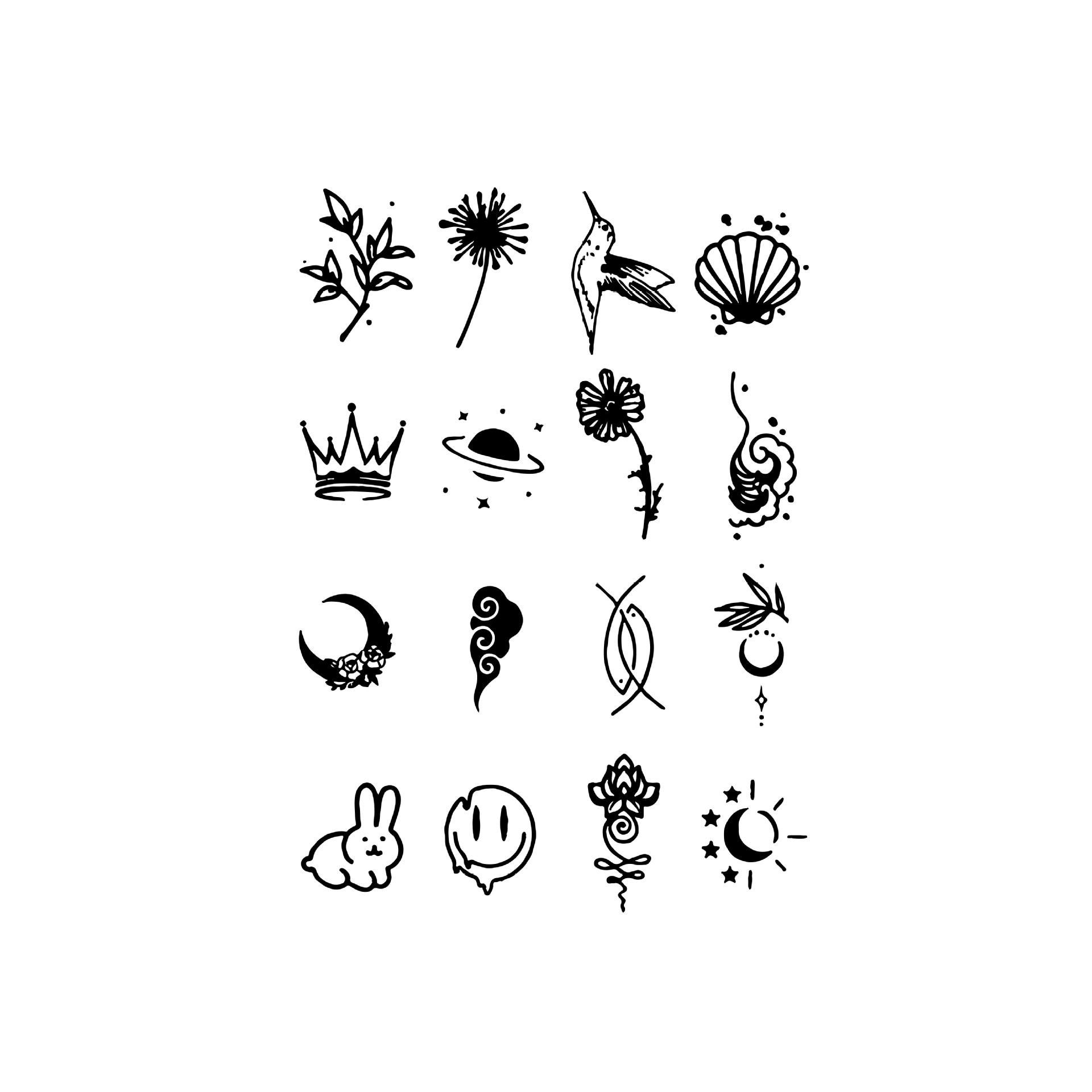 Herbal Juice Semi-permanent Waterproof Tattoo Sticker - Image 4