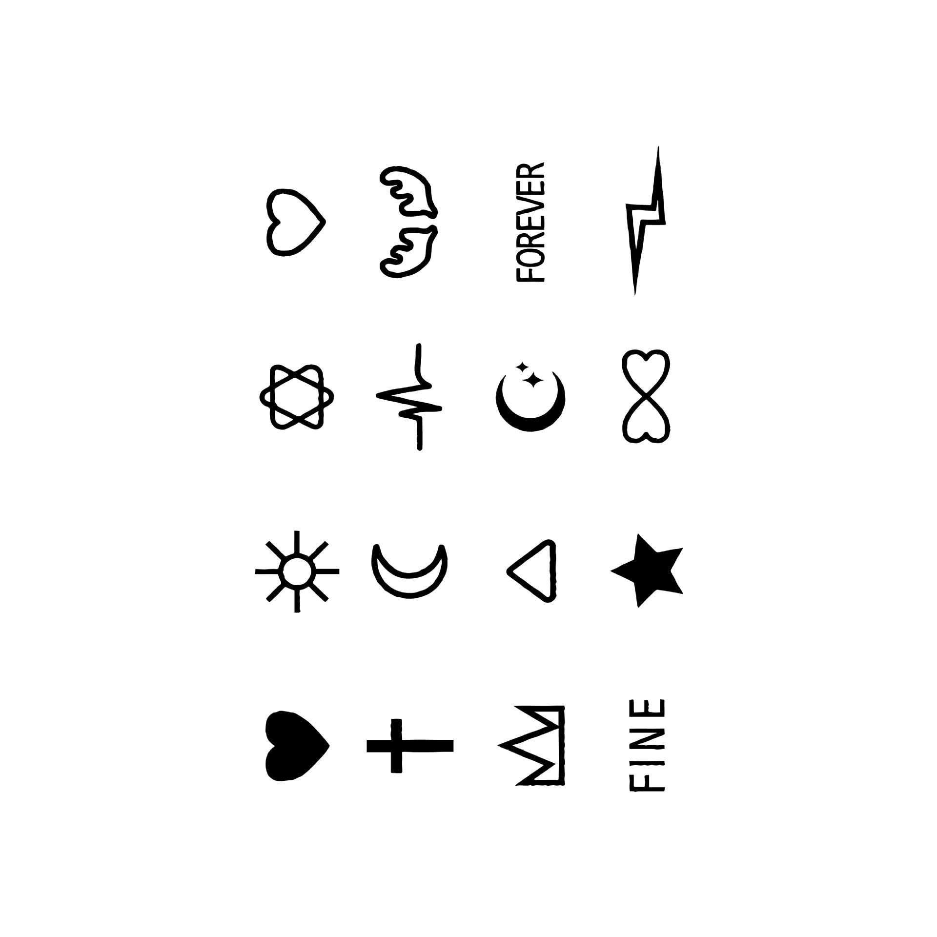 Herbal Juice Semi-permanent Waterproof Tattoo Sticker - Image 2