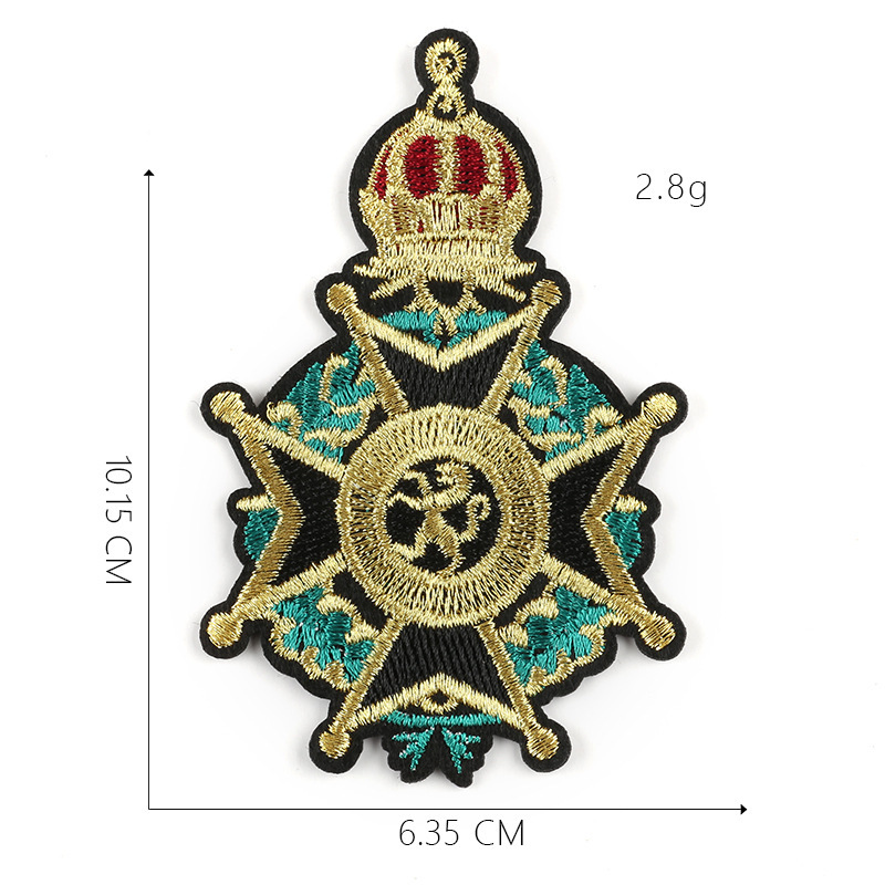 Crown Cloth Sticker Badge Styling Patch High-End Boutique Clothing Accessories Can Be Customized Processing - Image 2