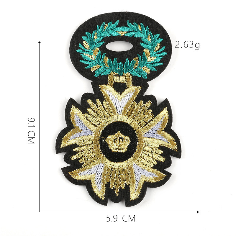 Crown Cloth Sticker Badge Styling Patch High-End Boutique Clothing Accessories Can Be Customized Processing - Image 5