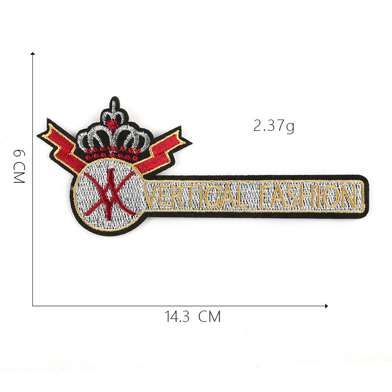 Crown Cloth Sticker Badge Styling Patch High-End Boutique Clothing Accessories Can Be Customized Processing - Image 7