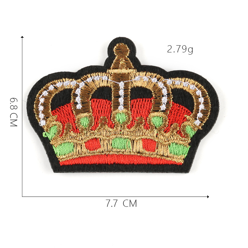 Crown Cloth Sticker Badge Styling Patch High-End Boutique Clothing Accessories Can Be Customized Processing - Image 8