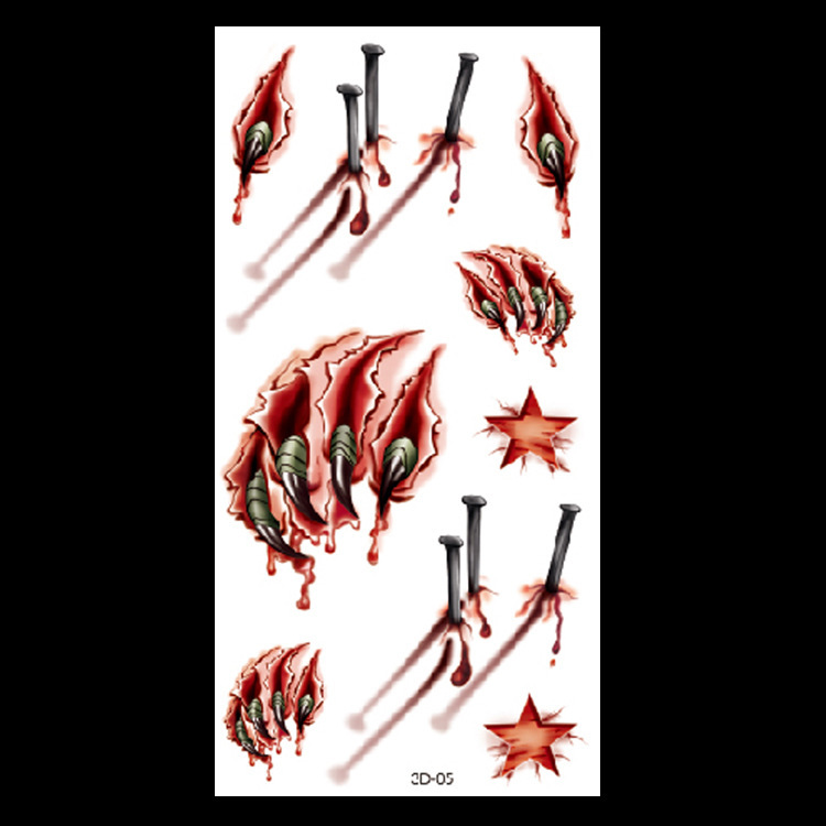 Scorpion Tattoo Sticker 3D Cartoon Waterproof Tattoo Sticker Waterproof - Image 2