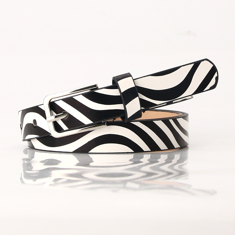 Fashion Zebra Pattern Clothing Decoration Belt - Image 6