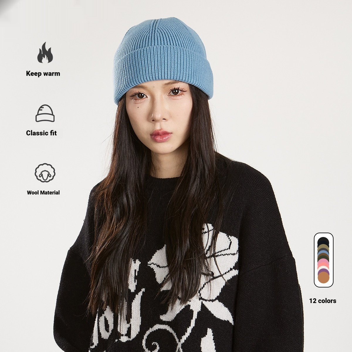 3A Antibacterial Thermal Knitted Beanie For Fall And Winter Outdoor Wear - Image 3