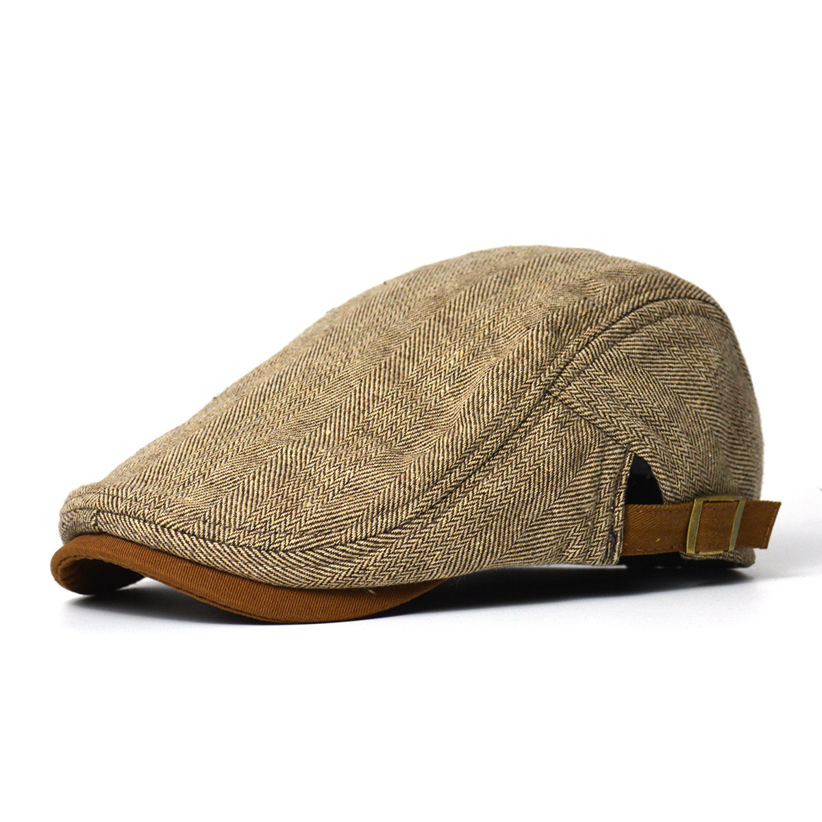 Mens Fleece-Lined Beret For Fall And Winter Warm And Cozy - Image 7
