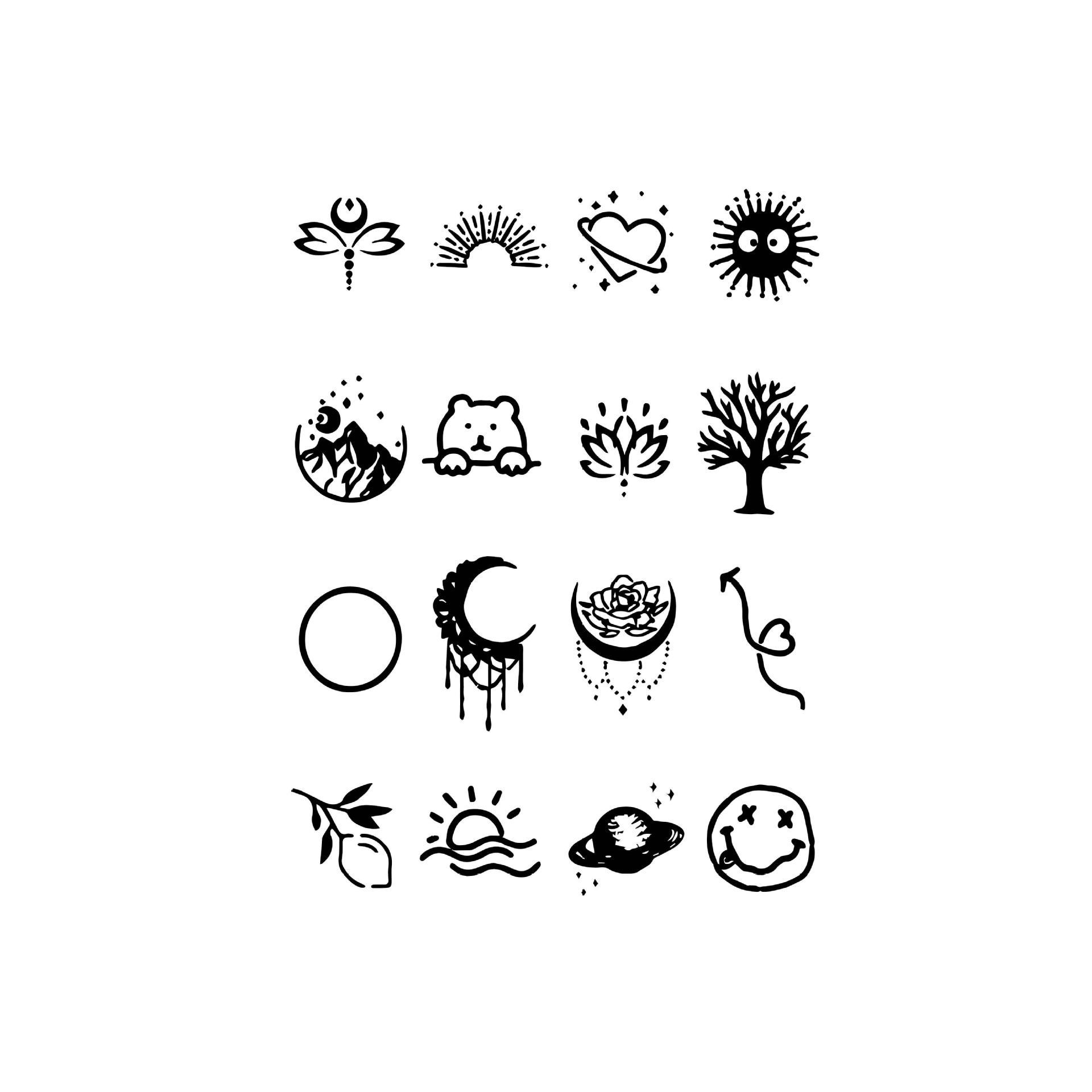 Herbal Juice Semi-permanent Waterproof Tattoo Sticker - Image 3