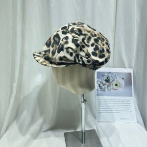 American-style Retro Chic Leopard-print Beret For Women