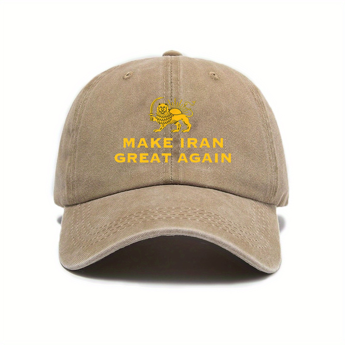 Washable Baseball Cap With A Curved Brimperfect For Spring And Summer Outdoor Sun Protection - Image 3