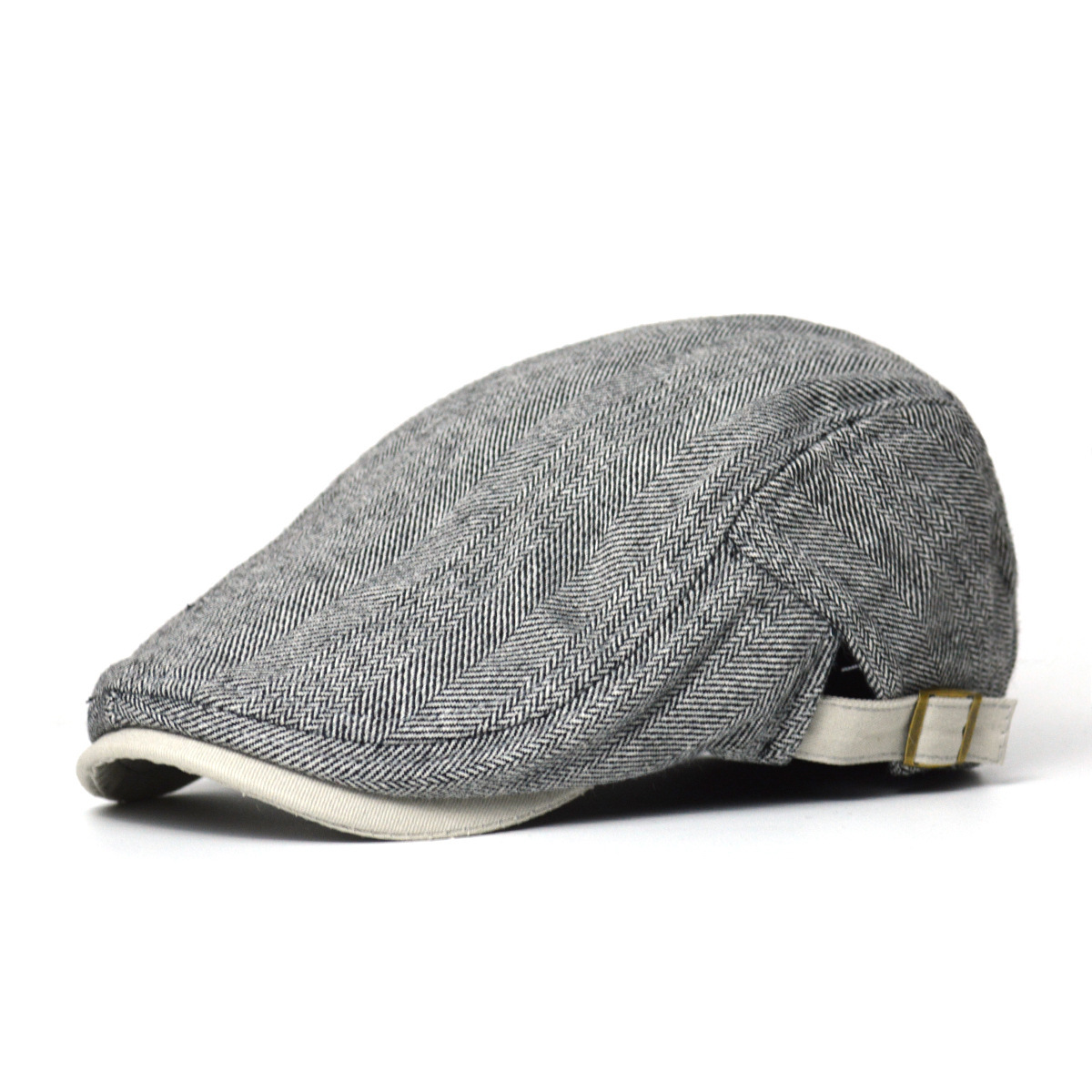 Mens Fleece-Lined Beret For Fall And Winter Warm And Cozy - Image 2