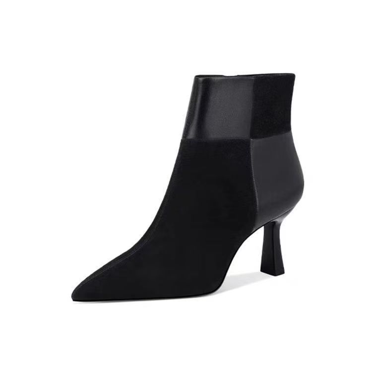 Slimming Brown Stiletto Ankle Boots - Image 2